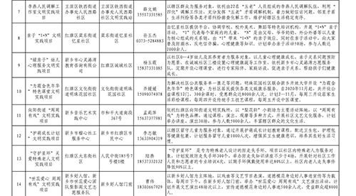 新乡市2024年度文明实践志愿服务精品项目公示 公共就业服务专项行动